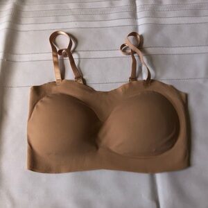 Sophie B Tan Bra with Lace Back